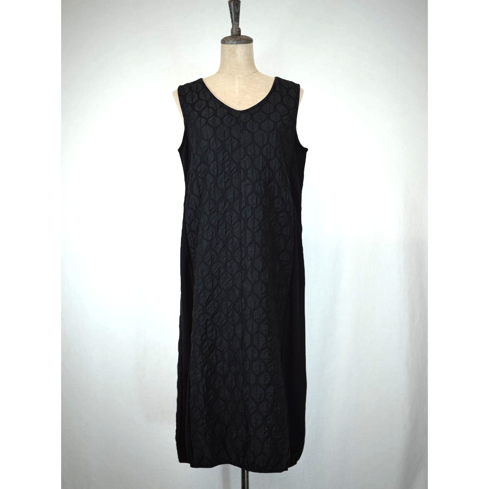 - NWT Sassy #13154 Black Sleeveless Tank Midi Dress BEAUTIFUL ON!!! LARGE #0233